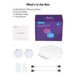 Buy Govee Glide Hexa Light Panels - B6061 - 10pcs in Cyprus, Nicosia, Limassol, Larnaka, Pafos