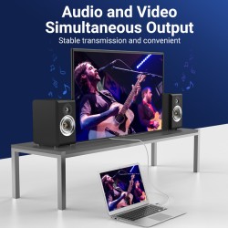 Buy Vention HDMI Cable - AABIH - HDMI Cable 2.0 4K60Hz Braided 2.0m Silver in Cyprus, Nicosia, Limassol, Larnaka, Pafos