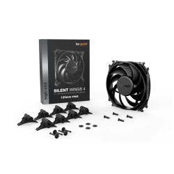 Buy be quiet! SilentWings 4 120mm PWM Case Fan - Black, 1600 RPM, 4-pin PWM, FDB in Cyprus, Nicosia, Limassol, Larnaka, Pafos