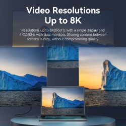 Vention TAVHF USB-C 4.0 M-M 1.0m Braided Aluminium Gray (Boxed) — Buy in Cyprus with Fast Delivery