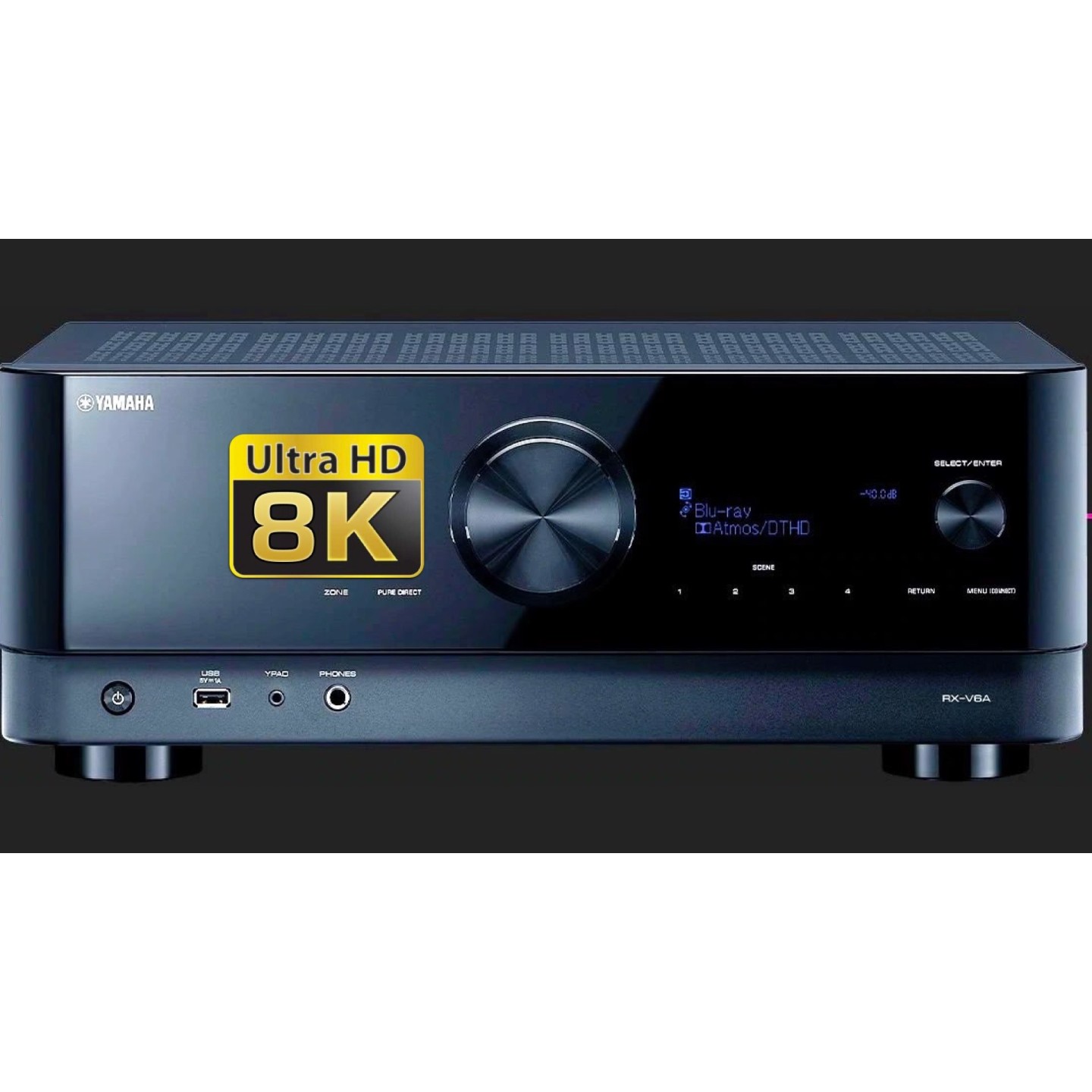 Yamaha - RX-V6A - 7.2 Network Receiver USB BT WIFI FM 8K — Buy in Cyprus with Fast Delivery