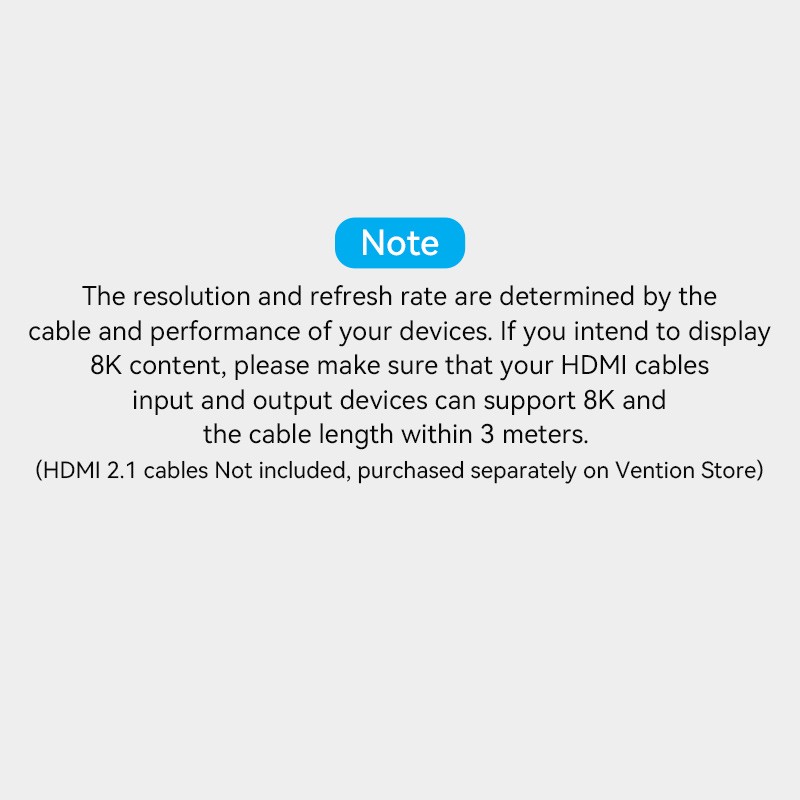 Buy Vention HDMI Coupler - AIUH0 - Female-Female v2.1 8K Metal in Cyprus, Nicosia, Limassol, Larnaka, Pafos