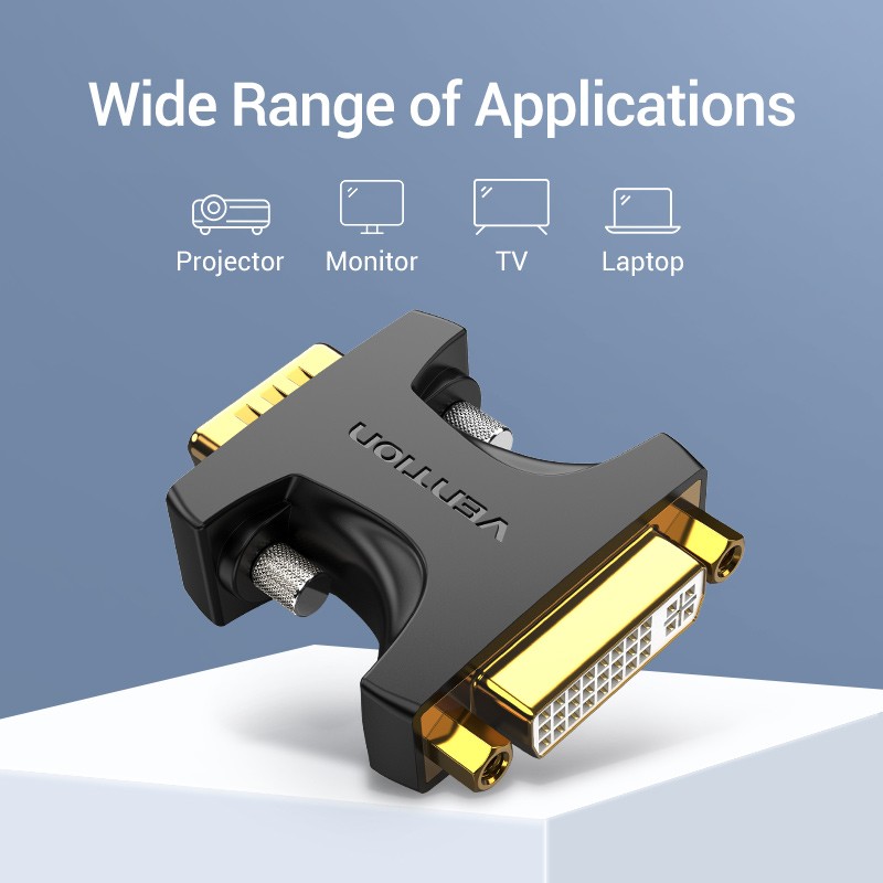 Buy Vention VGA Adaptor Male to DVI Female - DDDB0 - 24+5 in Cyprus, Nicosia, Limassol, Larnaka, Pafos