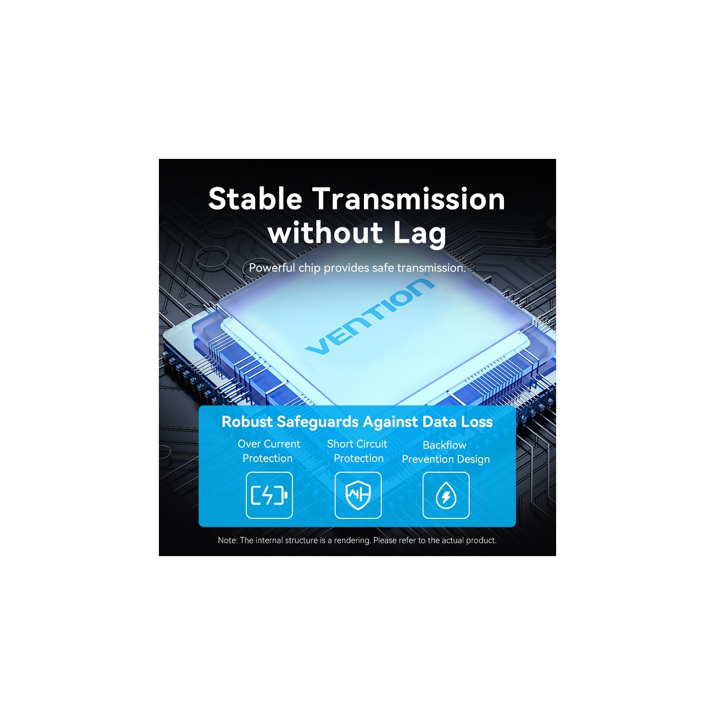 Vention IT HUB - CHSBB - USB-A 2xA 2xC 3.2 Gen2 + USBC Power Port — Buy in Cyprus with Fast Delivery