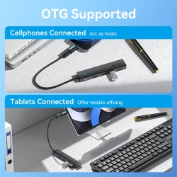 Vention CHSBB USB 3.2 Gen2 Hub 10Gbps 2xA 2xC + Power Port — Armenius Store Cyprus