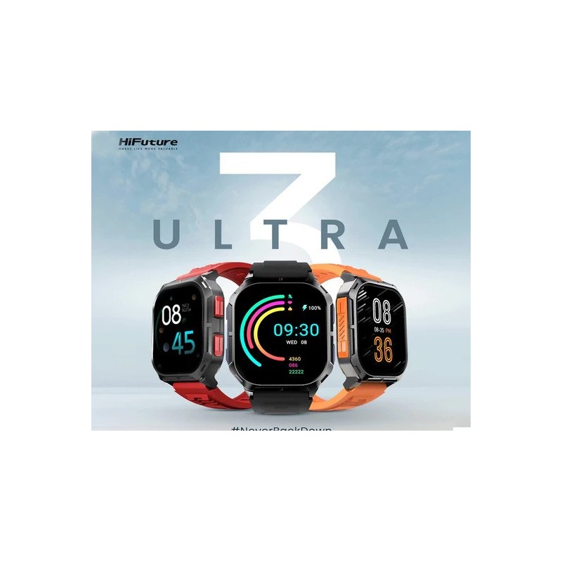 Buy HiFuture Sports SmartWatch IP68 Orange - ULTRA 3 - IP68 Orange in Cyprus, Nicosia, Limassol, Larnaka, Pafos