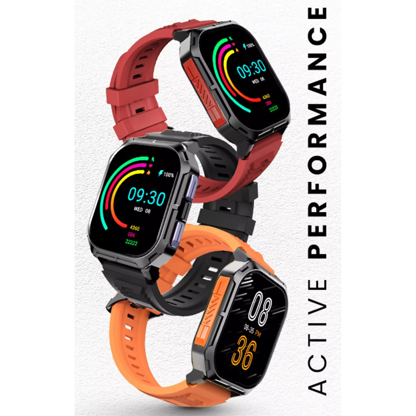 HiFuture Sports SmartWatch IP68 Orange - ULTRA 3 - IP68 Orange — Buy in Cyprus with Fast Delivery