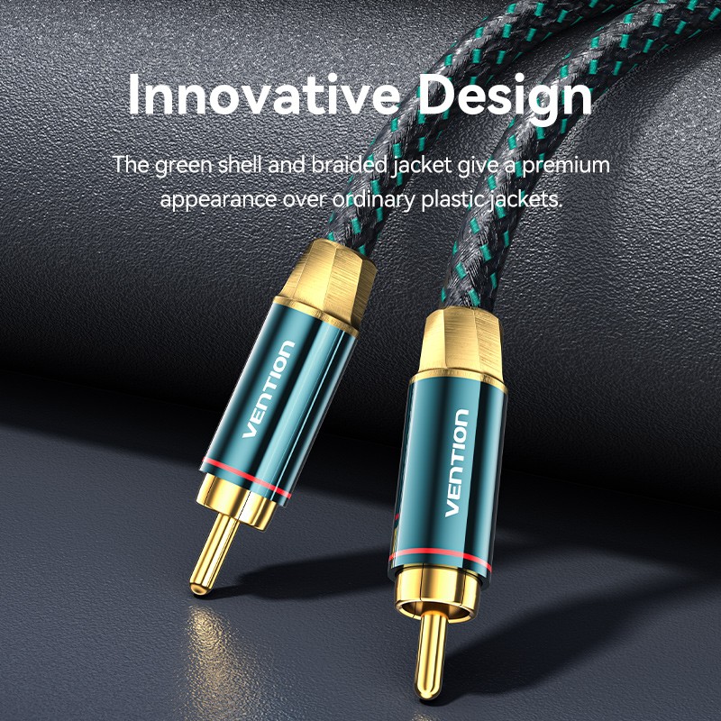 Buy Vention AUDIO Digital Coaxial RCA Cable - BCTGJ - 5.0m in Cyprus, Nicosia, Limassol, Larnaka, Pafos
