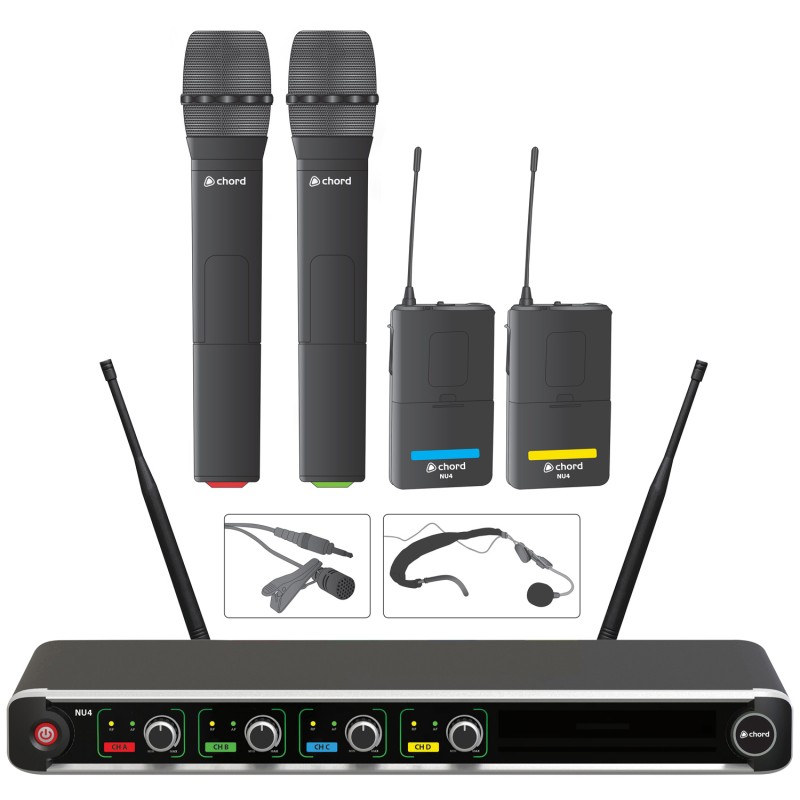 Buy Chord Quad UHF System-Combo - NU4-C - 171.845UK in Cyprus, Nicosia, Limassol, Larnaka, Pafos