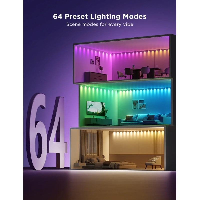 Buy Govee LED Light String Downlights - RGBIC 3m in Cyprus, Nicosia, Limassol, Larnaka, Pafos