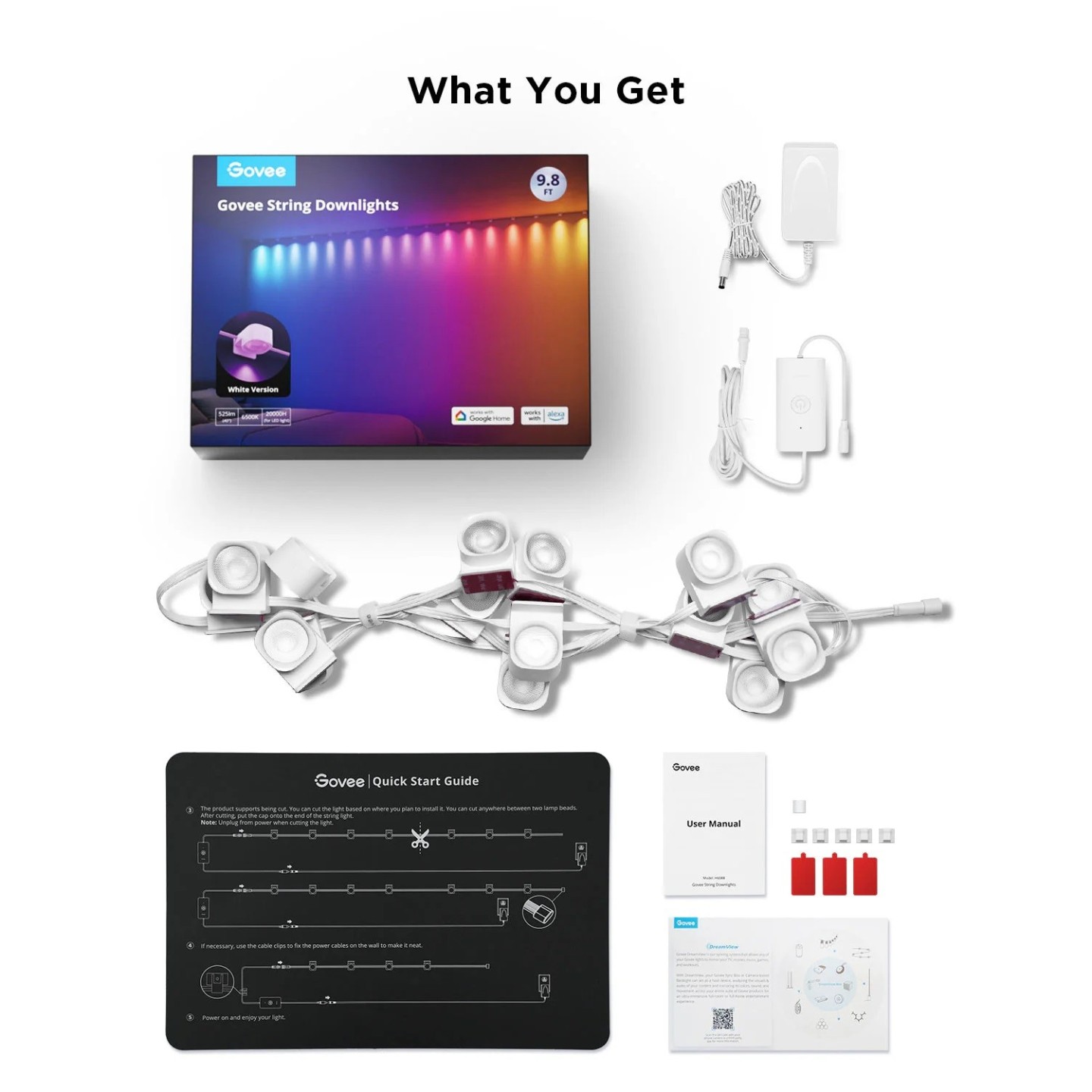 Govee LED Light String Downlights - RGBIC 3m — Buy in Cyprus with Fast Delivery