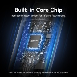 Buy Vention IT Cable - TRGBF - USB-C 3.2 Gen2 M-M 1.0m Braided Aluminum Black in Cyprus, Nicosia, Limassol, Larnaka, Pafos