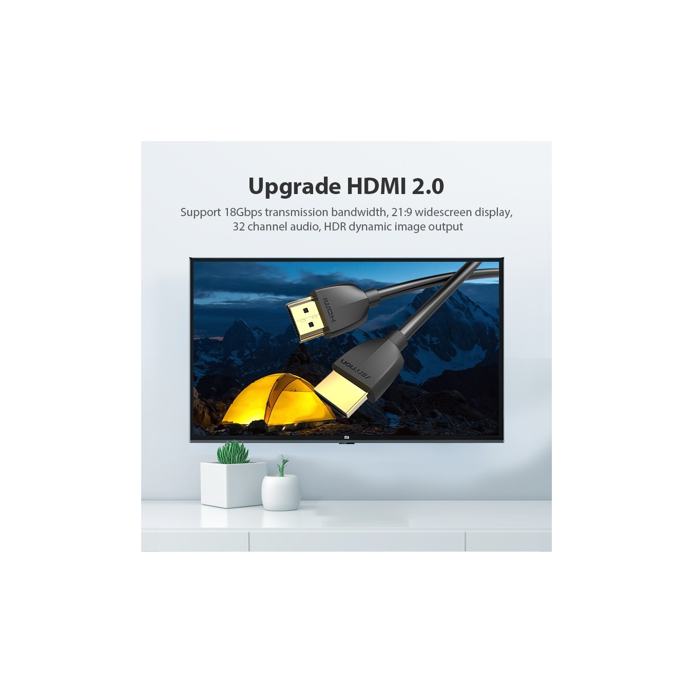 Vention AAIBI HDMI Cable - Ultra Thin 4K@60Hz 3m | Armenius Store