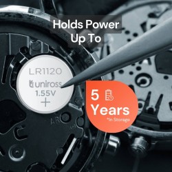 Buy Uniross Alkaline-Coin Battery - LR1120 - AG8 LR55 Battery (10-pack) in Cyprus, Nicosia, Limassol, Larnaka, Pafos