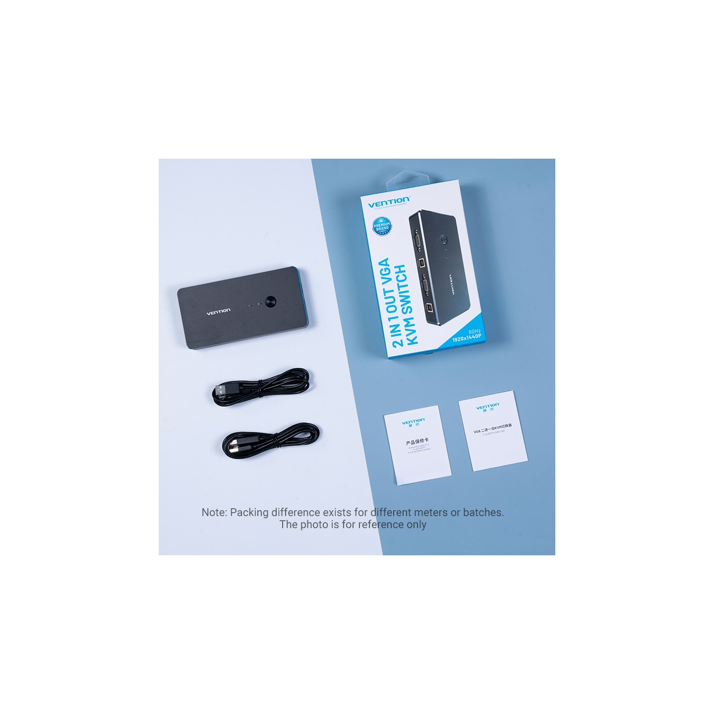 Vention KVM VGA Switch - DBEB0 - 2-Port 4K — Buy in Cyprus with Fast Delivery