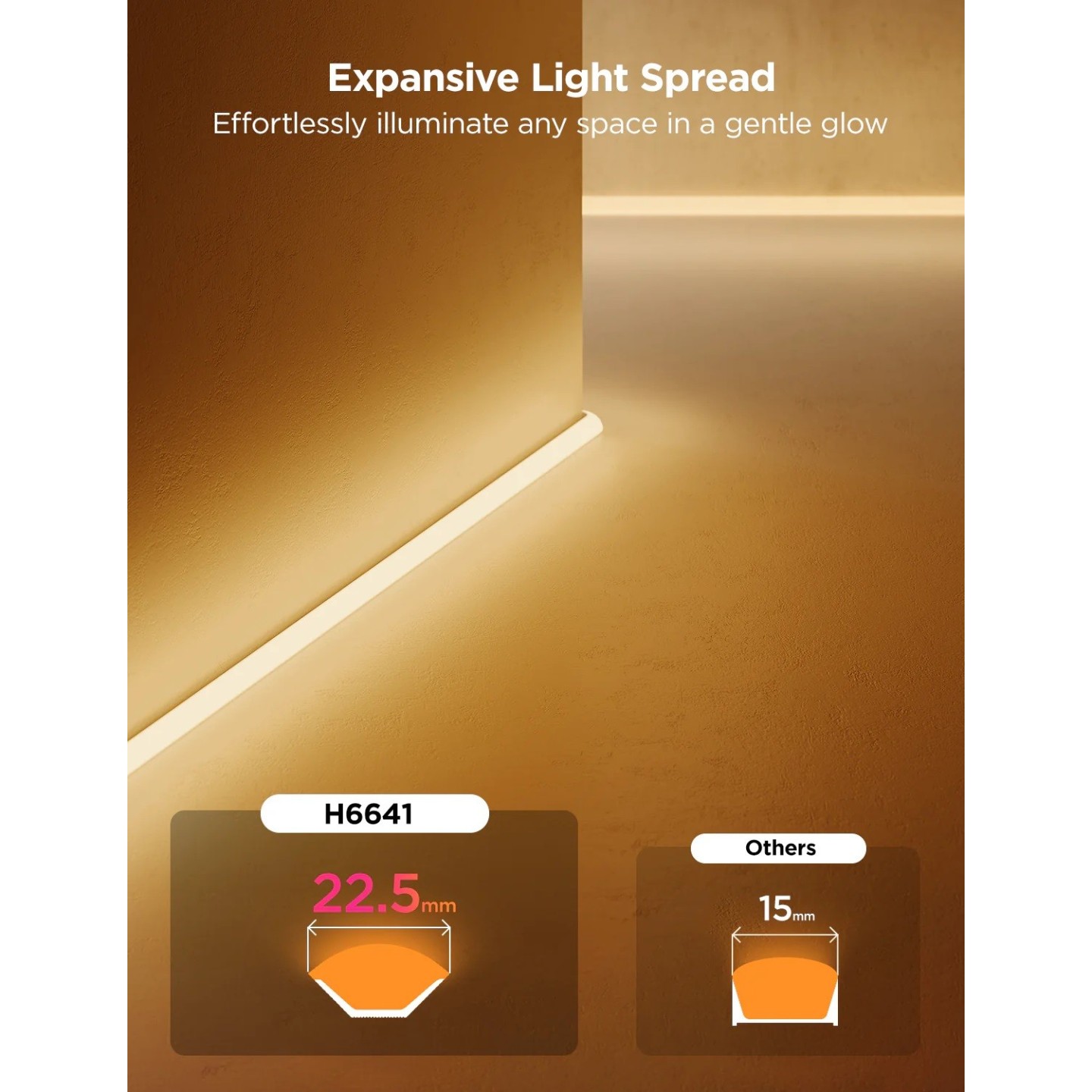 Govee Gaming Wall Neon Rope Light 5m (Wall Lining) - H6641 - 5m (Wall Lining) — Buy in Cyprus with Fast Delivery