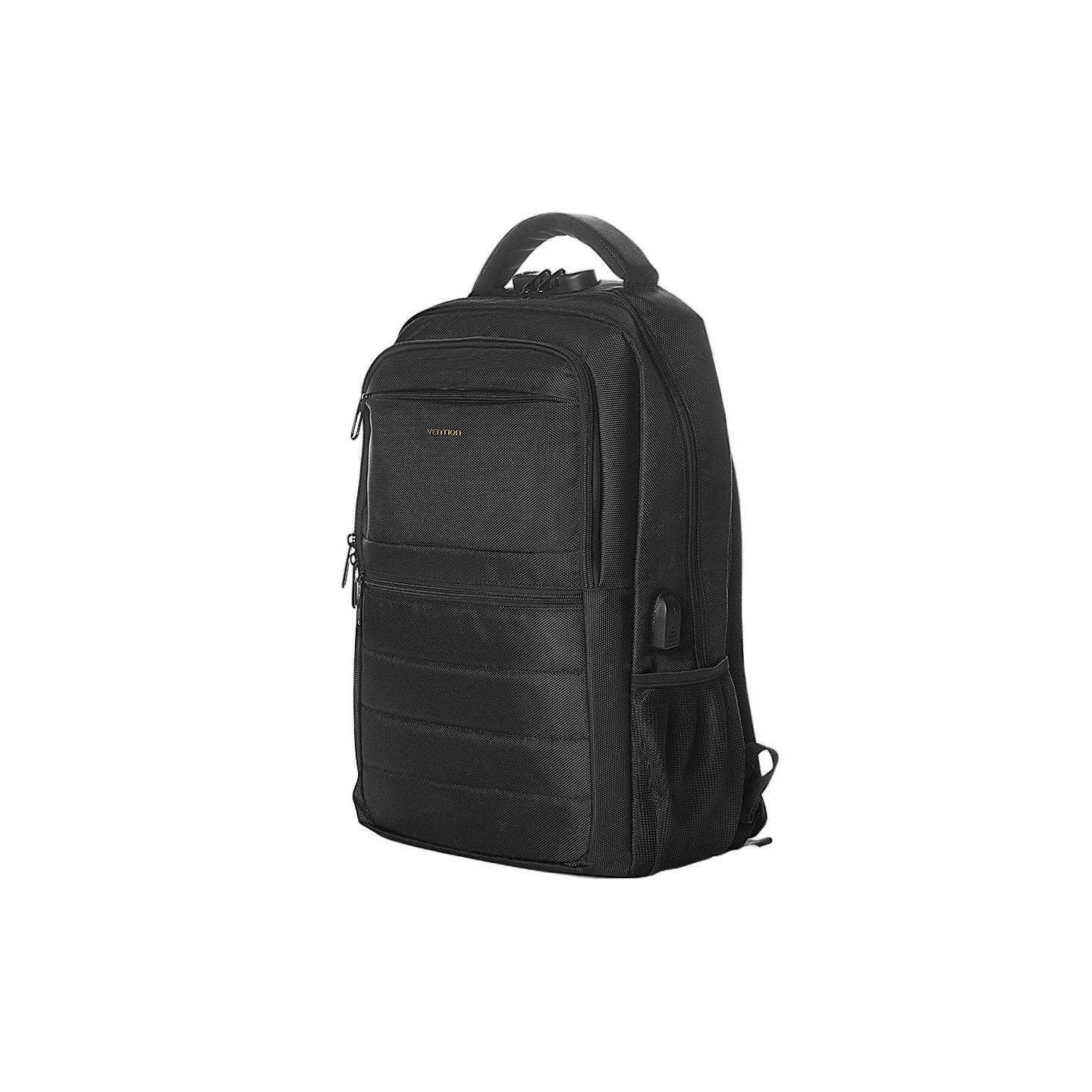 Vention Backpack - KRKB0 - 15.6'' Water-Repellent USB Charge & Lock Black — Buy in Cyprus with Fast Delivery