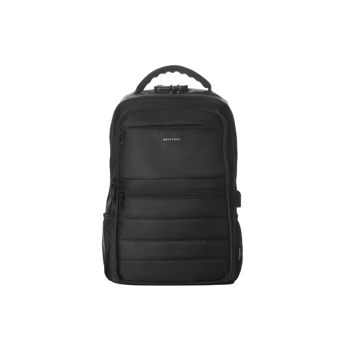Vention Backpack - KRKB0 - 15.6'' Water-Repellent USB Charge & Lock Black — Buy in Cyprus with Fast Delivery