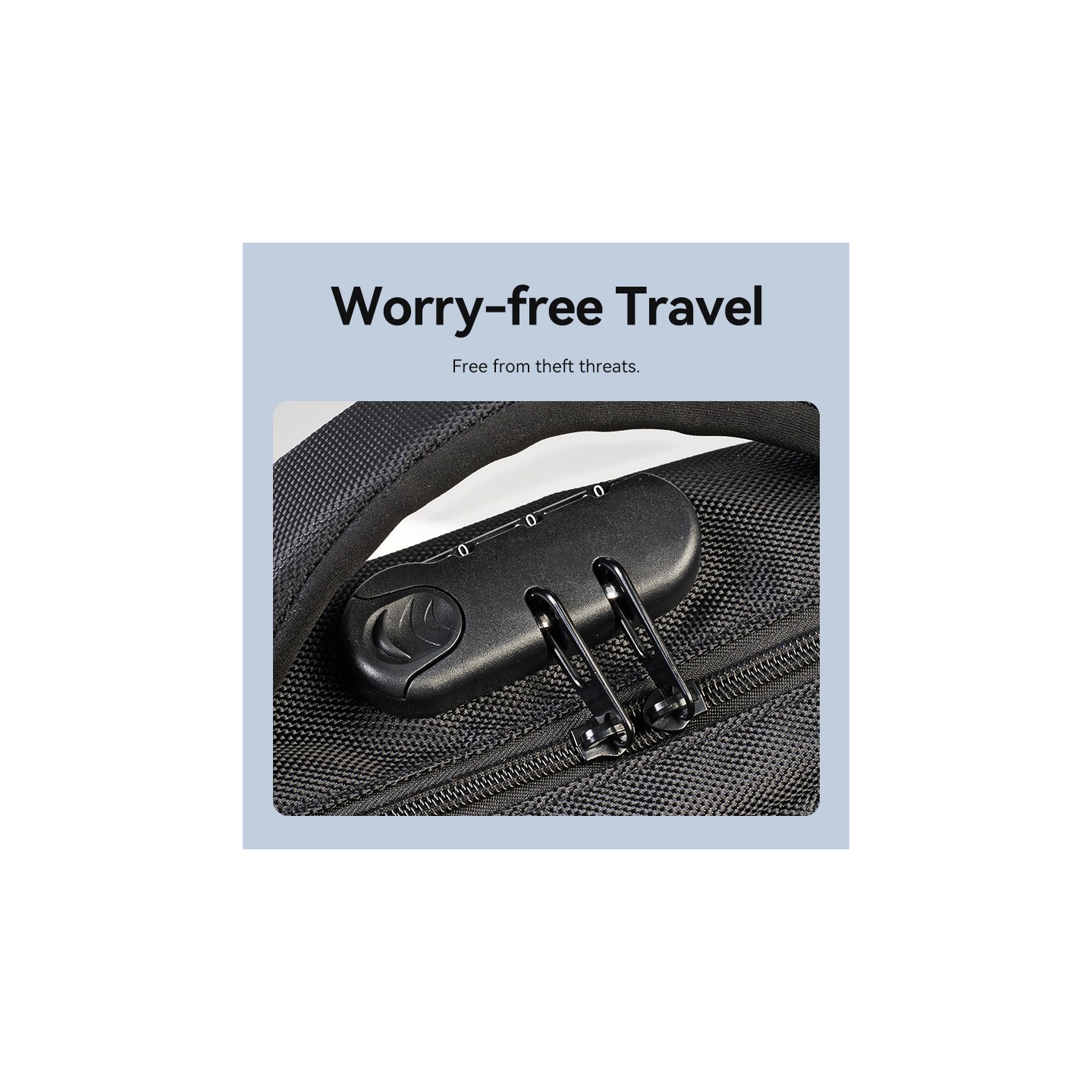 Vention Backpack - KRKB0 - 15.6'' Water-Repellent USB Charge & Lock Black — Buy in Cyprus with Fast Delivery