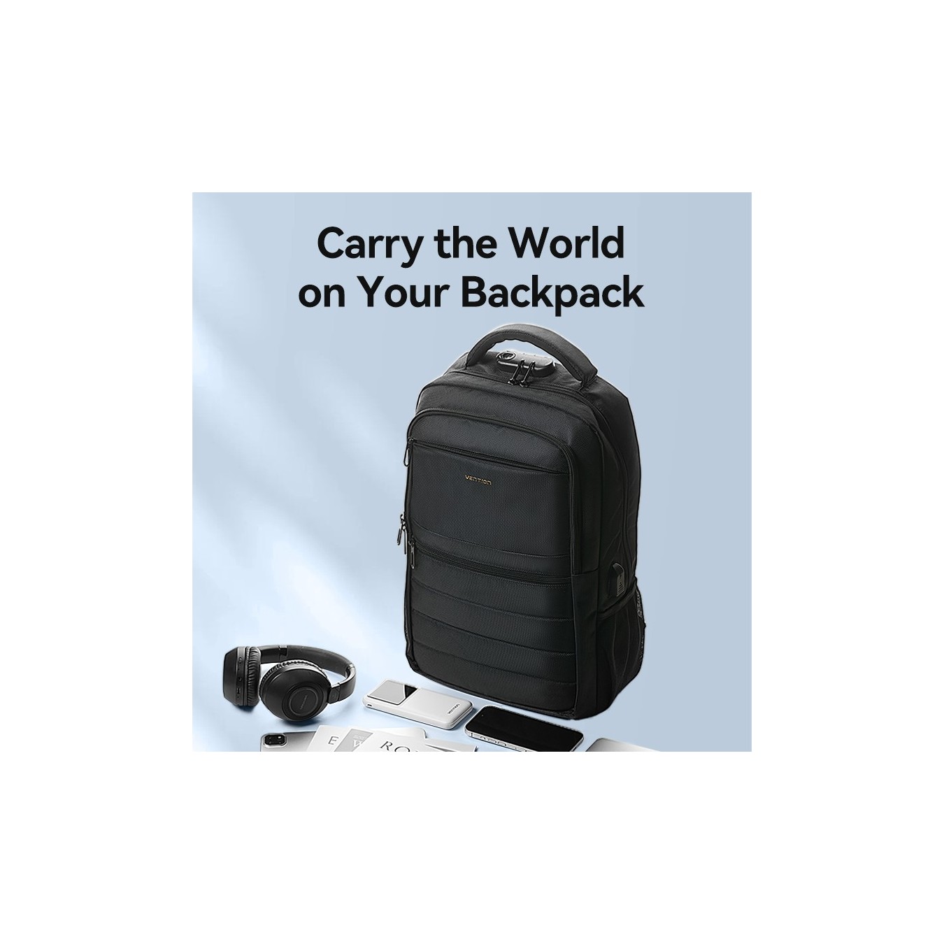 Vention KRKB0 Laptop Backpack – 15.6" Water-Repellent 45L | Armenius Store