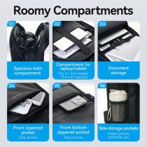 Vention KRKB0 Laptop Backpack – 15.6" Water-Repellent 45L | Armenius Store