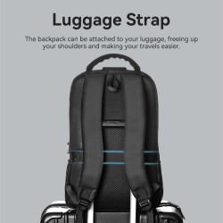 Buy Vention Backpack - KRKB0 - 15.6'' Water-Repellent USB Charge & Lock Black in Cyprus, Nicosia, Limassol, Larnaka, Pafos