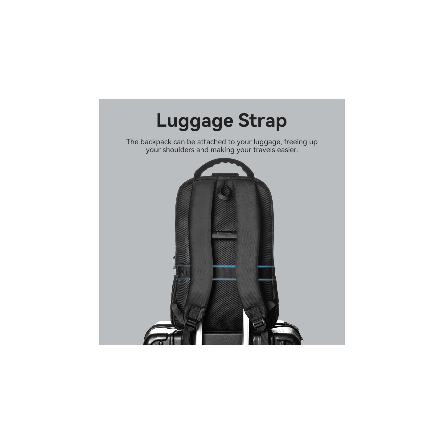 Vention Backpack - KRKB0 - 15.6'' Water-Repellent USB Charge & Lock Black — Buy in Cyprus with Fast Delivery