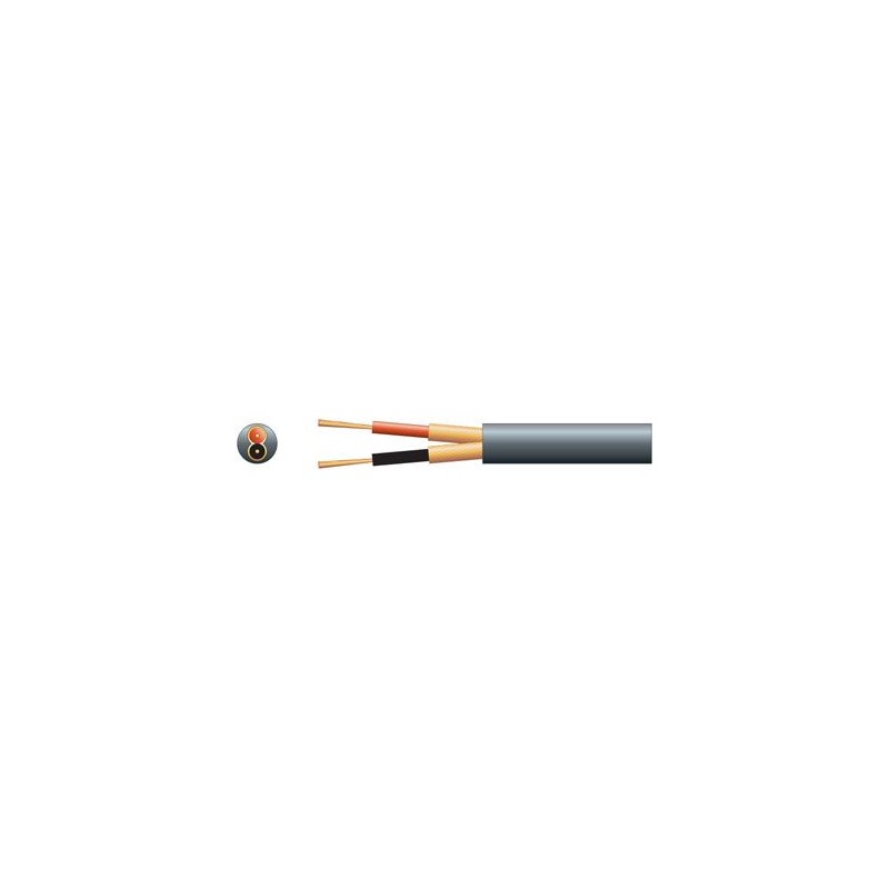 Buy Mercury Microphone Cable - 803.680UK - 2 Core OFC Black 100m in Cyprus, Nicosia, Limassol, Larnaka, Pafos