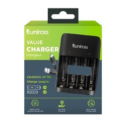 Buy Uniross USB Charger - UCU010 - for AA AAA in Cyprus, Nicosia, Limassol, Larnaka, Pafos