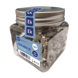 Buy EK F-Connector - CFR6EK-B - F-Connector with wings 6-7mm 100pcs Bottle in Cyprus, Nicosia, Limassol, Larnaka, Pafos