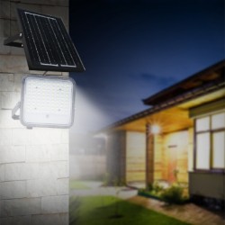 Buy GBC ON LED Dimmable Solar Floodlight - with Panel, Remote Control & PIR - 14... in Cyprus, Nicosia, Limassol, Larnaka, Pafos