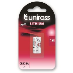 Buy Uniross Lithium Battery - CR123A - 3V in Cyprus, Nicosia, Limassol, Larnaka, Pafos