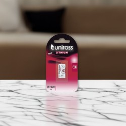 Buy Uniross Lithium Battery - CR123A - 3V in Cyprus, Nicosia, Limassol, Larnaka, Pafos