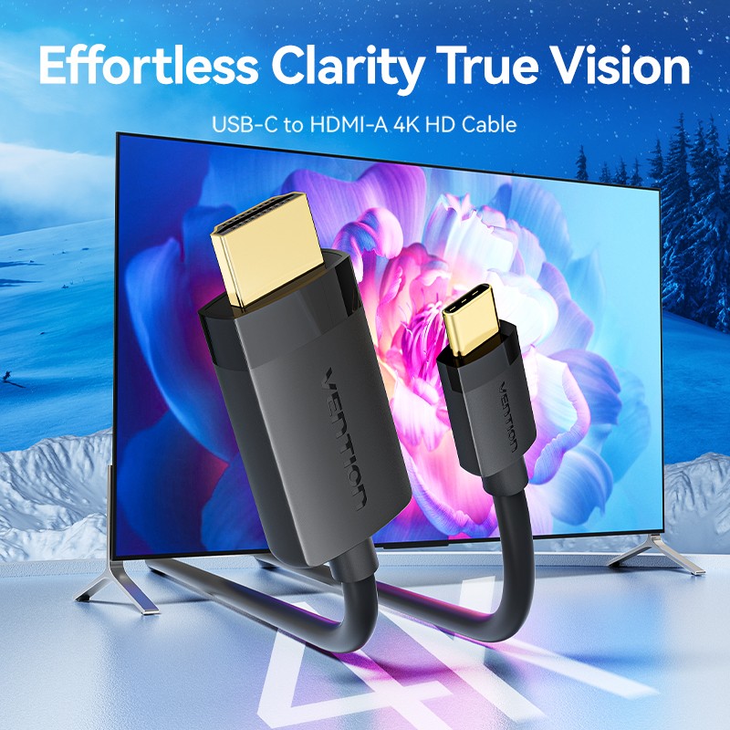 Buy Vention Converter USB-C to HDMI Cable 4K60Hz 1.5m - CRIBG -  in Cyprus, Nicosia, Limassol, Larnaka, Pafos