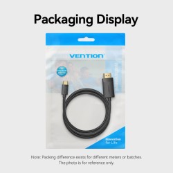 Buy Vention Converter USB-C to HDMI Cable 4K60Hz 1.5m - CRIBG -  in Cyprus, Nicosia, Limassol, Larnaka, Pafos