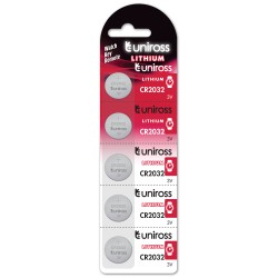 Buy Uniross Button Cell Lithium Battery (5pack) - CR2032 - Button Cell Lithium B... in Cyprus, Nicosia, Limassol, Larnaka, Pafos