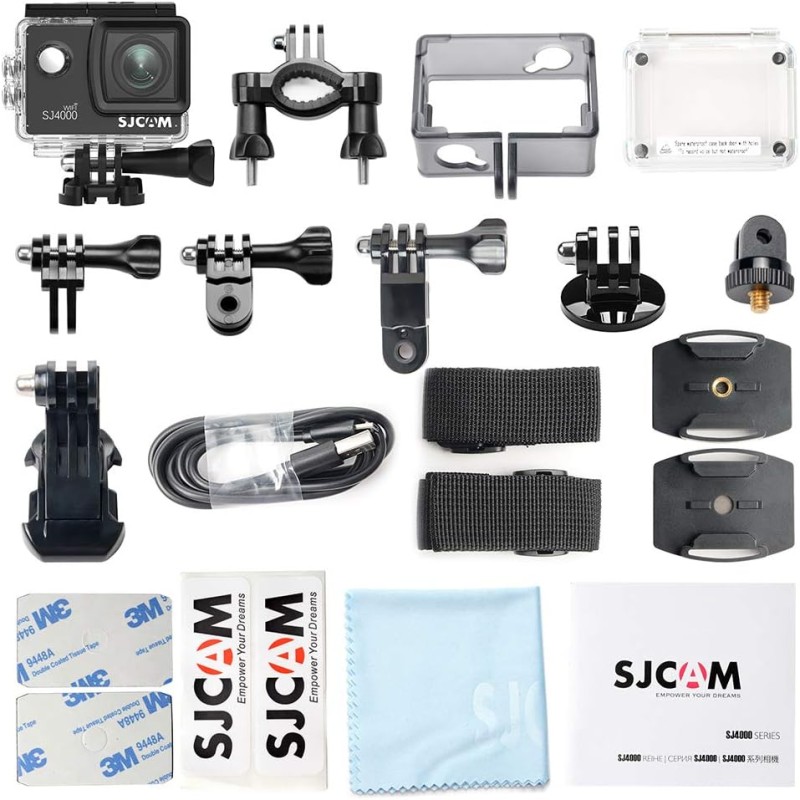 Buy SJCAM Action Camera - SJ4000WiFi - 4K30FPS 12MP in Cyprus, Nicosia, Limassol, Larnaka, Pafos