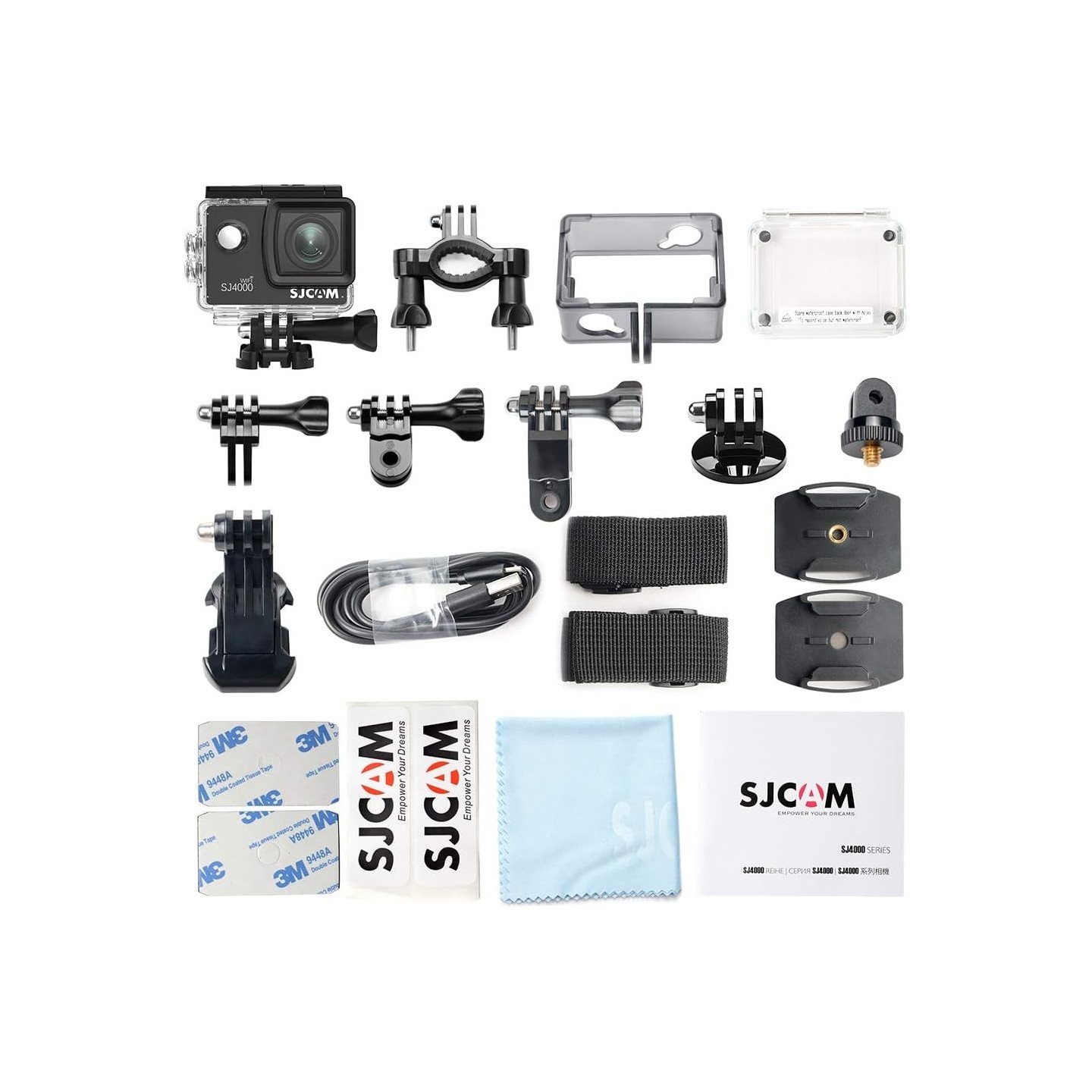 SJCAM Action Camera - SJ4000WiFi - 4K30FPS 12MP — Buy in Cyprus with Fast Delivery