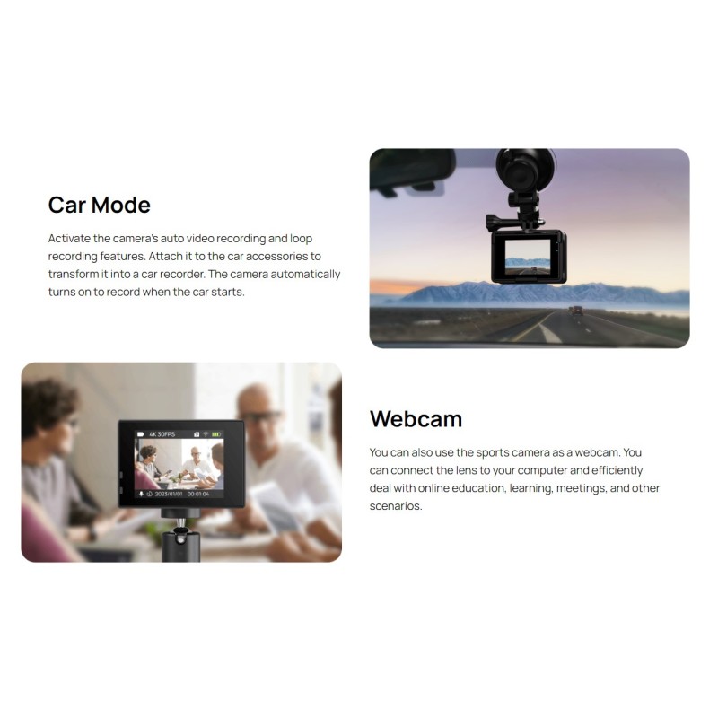 Buy SJCAM Action Camera - SJ4000WiFi - 4K30FPS 12MP in Cyprus, Nicosia, Limassol, Larnaka, Pafos