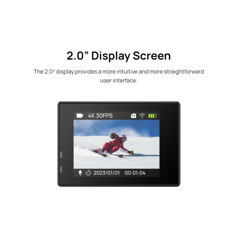 Buy SJCAM Action Camera - SJ4000WiFi - 4K30FPS 12MP in Cyprus, Nicosia, Limassol, Larnaka, Pafos