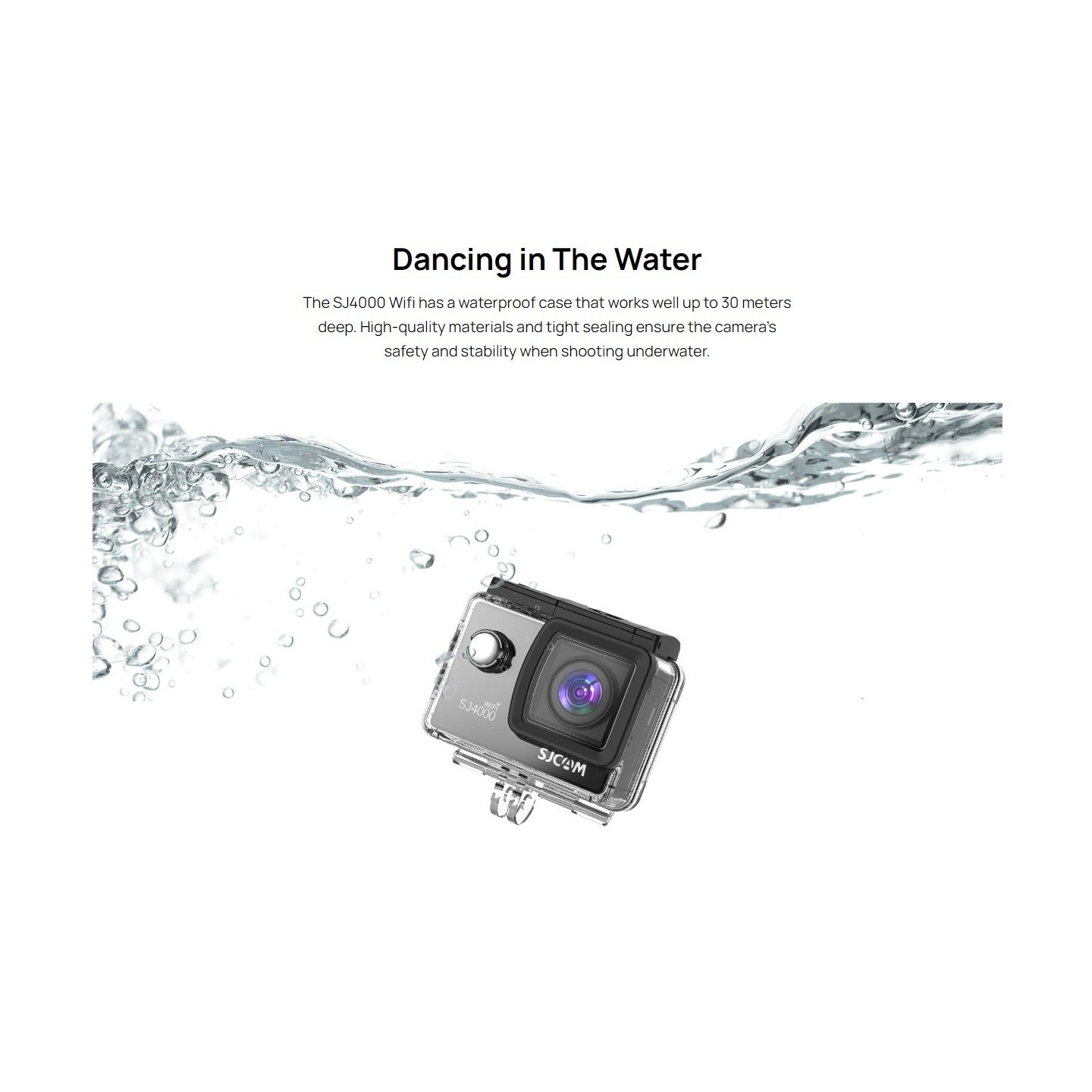 SJCAM Action Camera - SJ4000WiFi - 4K30FPS 12MP — Buy in Cyprus with Fast Delivery