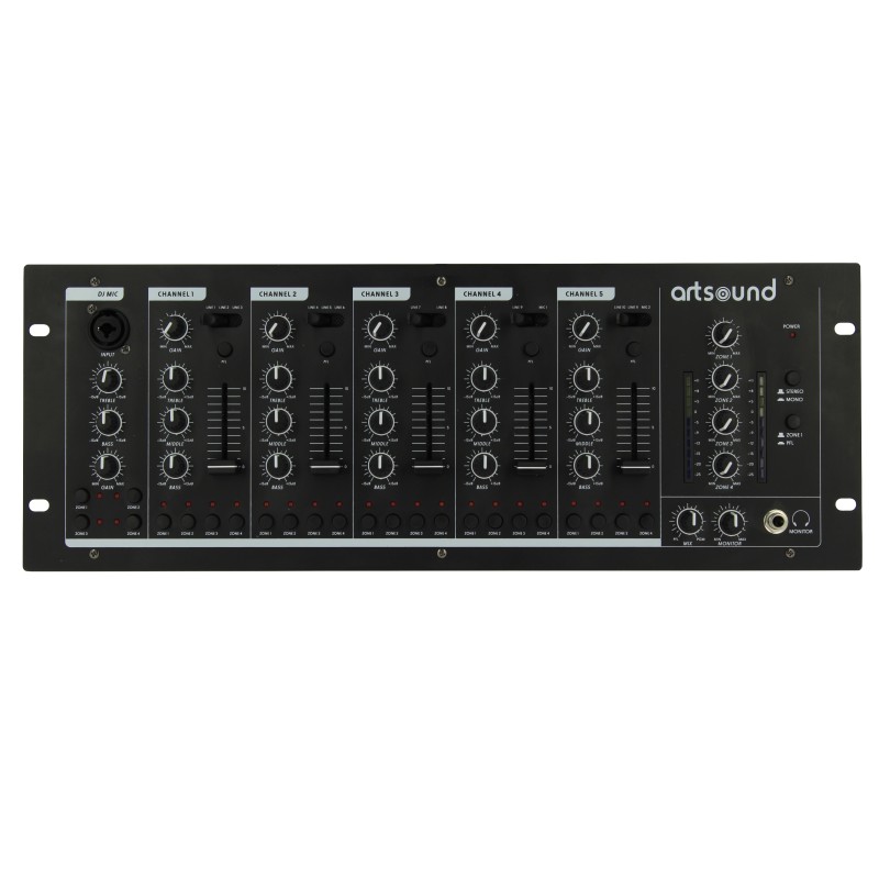 Buy Artsound Audio Mixer - MIKS6.4 - Audio Mixer 6 Channels 4 zones in Cyprus, Nicosia, Limassol, Larnaka, Pafos