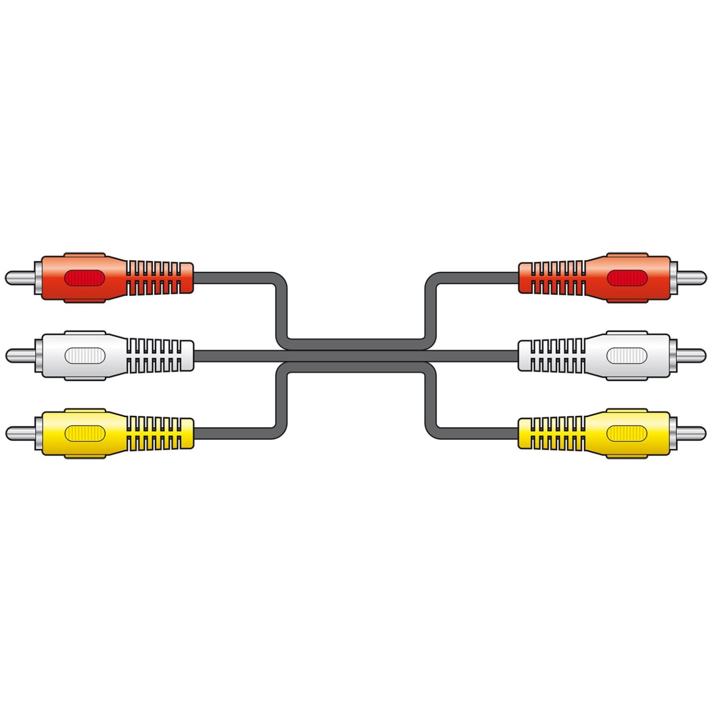 AV:link 3RCA to 3RCA Cable - 112.074UK - 3.0m — Buy in Cyprus with Fast Delivery