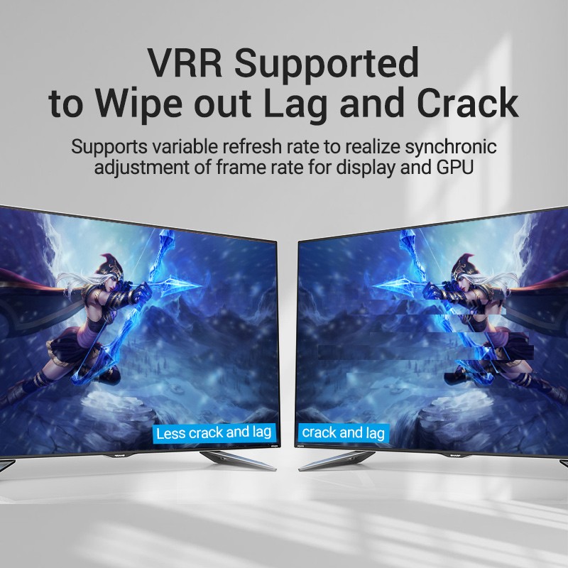 Buy Vention HDMI Cable - AAUBG - 2.1 8K Braided 1.5m in Cyprus, Nicosia, Limassol, Larnaka, Pafos