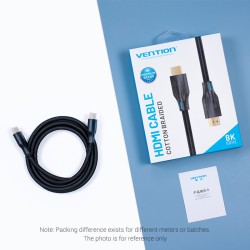 Buy Vention HDMI Cable - AAUBG - 2.1 8K Braided 1.5m in Cyprus, Nicosia, Limassol, Larnaka, Pafos