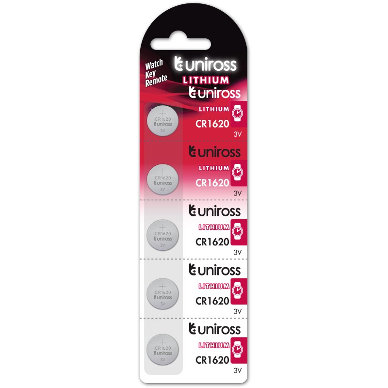 Buy Uniross Button Cell Lithium Battery - CR1620 - Button Cell Lithium Battery (... in Cyprus, Nicosia, Limassol, Larnaka, Pafos
