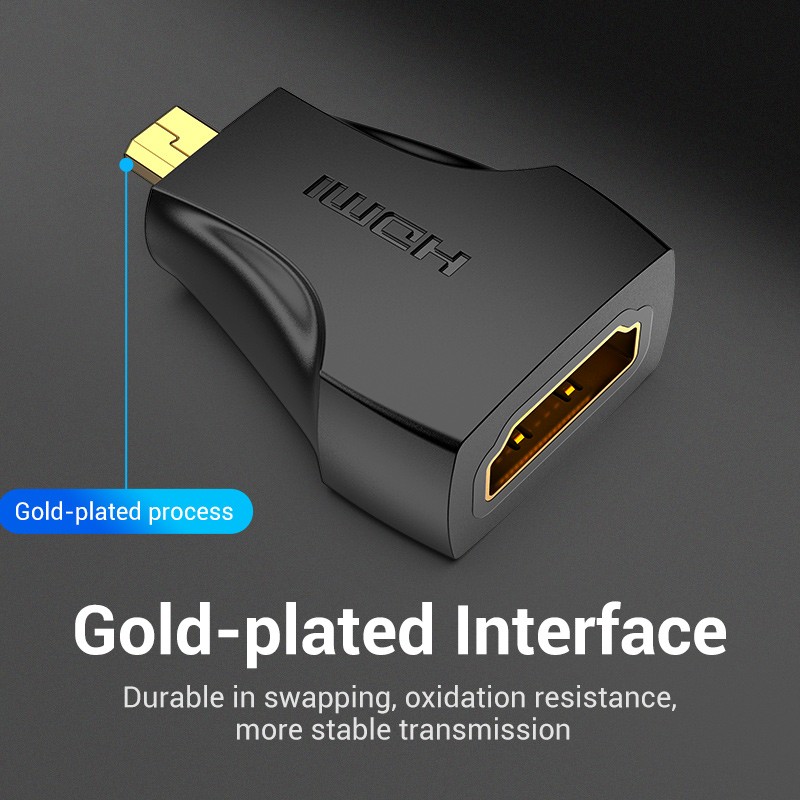 Buy Vention HDMI Adaptor - AITB0 - Female to Micro HDMI Male in Cyprus, Nicosia, Limassol, Larnaka, Pafos