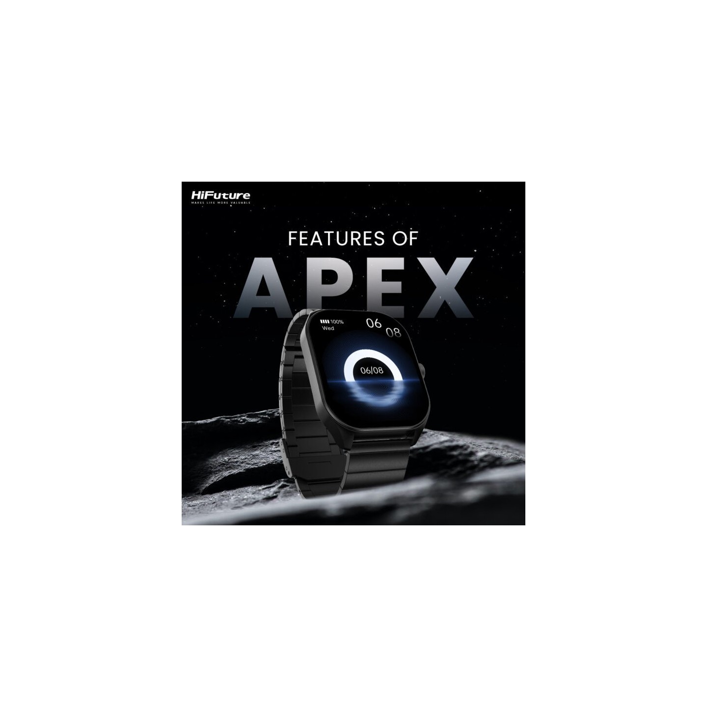 HiFuture SmartWatch - APEX - Silver — Buy in Cyprus with Fast Delivery