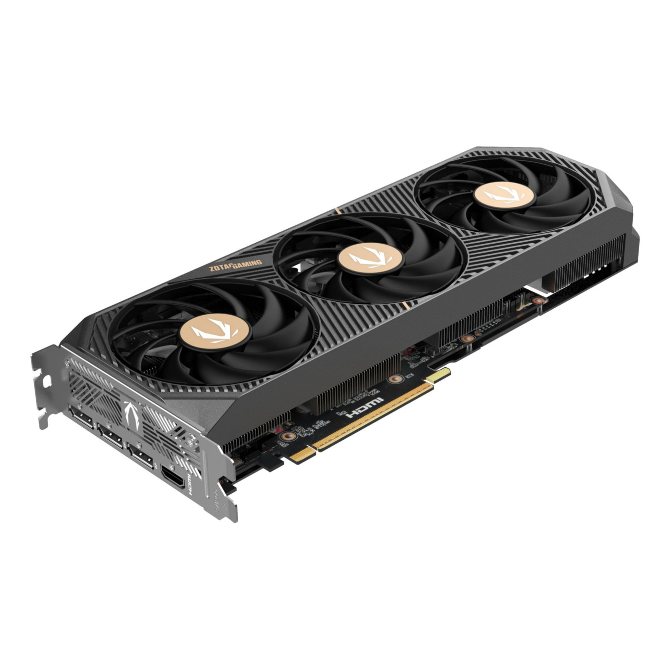 ZOTAC GAMING GeForce RTX 5070 Ti SOLID SFF - 16GB GDDR7, 2452 MHz Boost, Compact 2-Slot, Triple-Fan