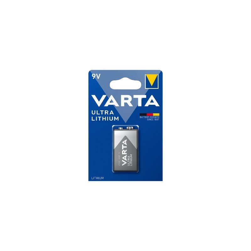Buy Varta Lithium Battery - 9V in Cyprus, Nicosia, Limassol, Larnaka, Pafos